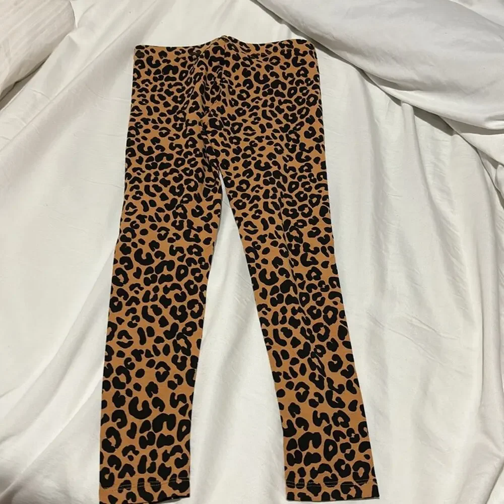 Harper Canyon 8 tan animal print legging cotton polyester spandex nwt perfect